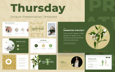 Modelo de apresentação em PowerPoint para quinta-feira
