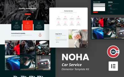 Noha - Kit Elementor de Serviço de Carro