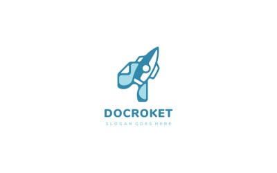 Rocket Document Logo Template