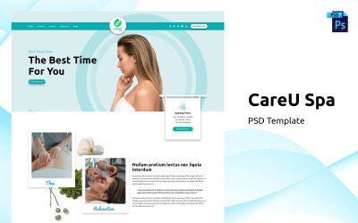 CareU Spa - Spa PSD Template