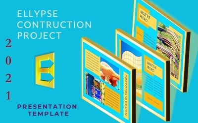 Ellypse-İnşaat Projesi PowerPoint Sunumu Tempalte