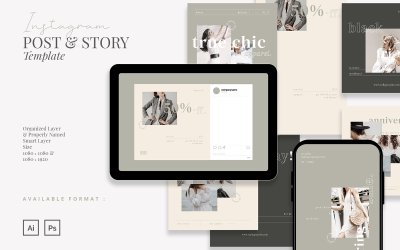 Fashion Sale Instagram Social Media Template