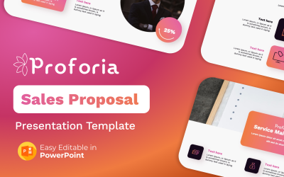 Proforia –销售计划PowerPoint演示模板