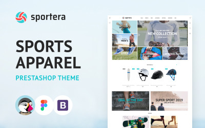 Sportera - PrestaShop-temat för sportkläder och utrustning