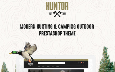 TM Hunter - Motyw Prestashop ze sklepu myśliwskiego i outdoorowego