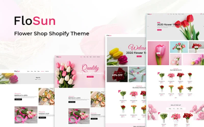 Flosun - Shopify-thema voor bloemenwinkel