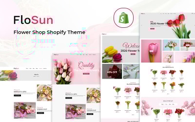 Flosun - Shopify-thema voor bloemenwinkel