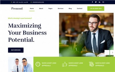 Premond - Üzleti tanácsadás HTML sablon