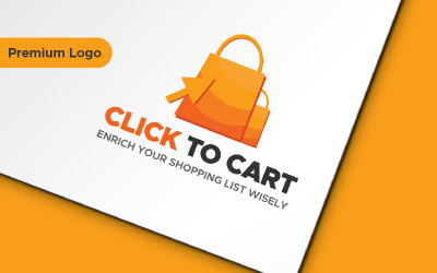 Шаблон логотипа Click To Cart