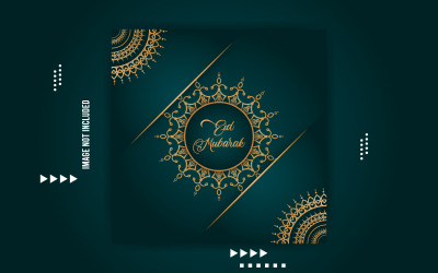 Eid Mubarak social bannermall