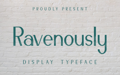 Ravenously Display Sans Serif Font