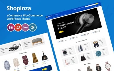 Shopinza - elektroniczny i modowy motyw WooCommerce