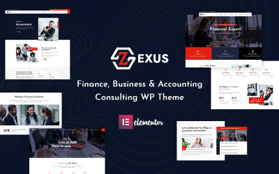 Zexus - Tema WordPress de Negócios de Contabilidade e Consultoria