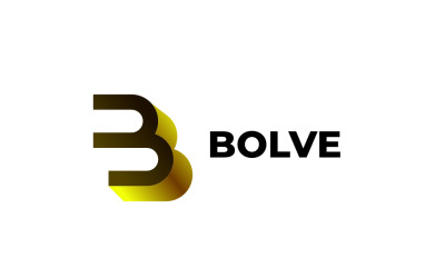 Altın B - Üç Logo Şablonu