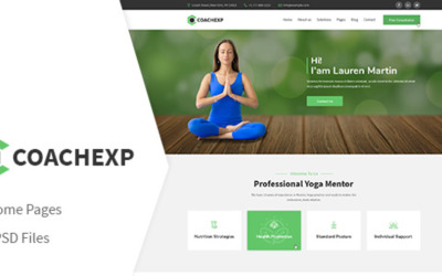 Coachexp - šablona Coach a Mentor PSD