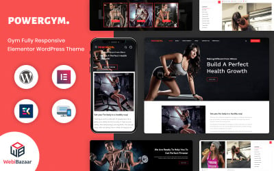 PowerGym - Multifunctionele sportschool Fitness en bodybuilding WordPress-thema