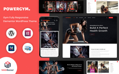 PowerGym Multipurpose Gym Fitness & Bodybuilding WordPress-thema