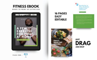 Presentazione del modello Keynote di palestra quotidiana a casa