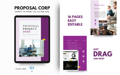 Project Proposal Corporate Company Keynote Template Presentation