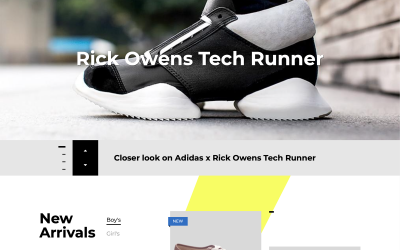 SNKR - Shopify-Thema für kostenlosen Sneaker-Shop
