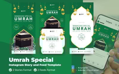 Hajj 2021 Instagram Story and Feed Keynote Template