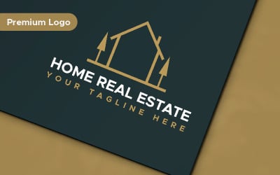 Home Real Estate Minimalist Logo Vorlage