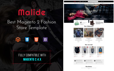 Malide - Thème Magento 2 réactif polyvalent