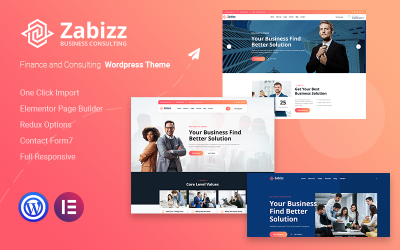 Zabizz - Pénzügy és tanácsadás WordPress téma