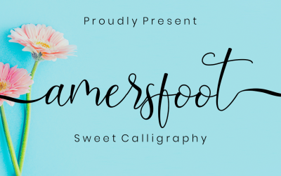 Amersfoot - Calligraphy Script Fonts
