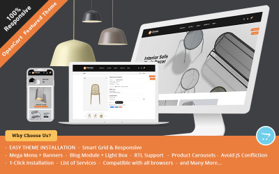 Canvas - Opencart Theme for Furniture &amp;amp; Home Decor