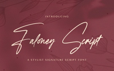 Faloney Script - Carattere scritto a mano