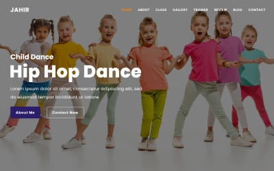 Manifest - Landing Page-Thema der Tanzschule