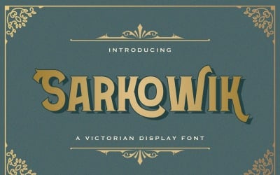 Sarkowik - Victorian Style Font