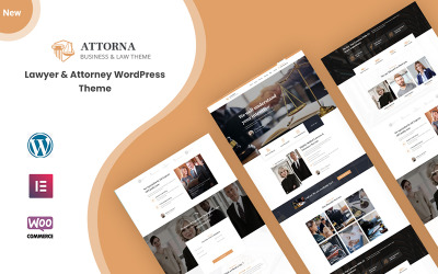 Attorna - téma WordPress pro právo, právníky a právníky