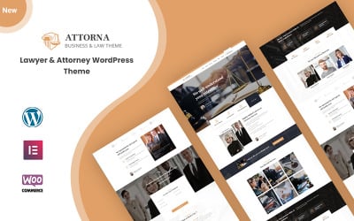 Attorna - WordPress-Theme für Rechtsanwälte, Rechtsanwälte und Rechtsanwälte