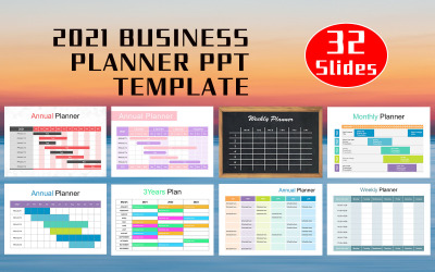 2021 Business Planner Шаблоны презентаций PowerPoint