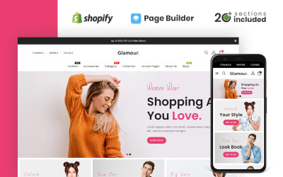 Glamour Fashion & Accessories Shopify Theme