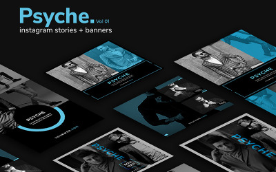 Psyche Vol. 1 - PSD Banner Template for Social Media
