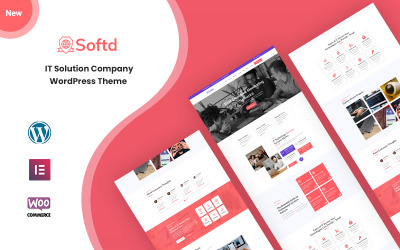 Softd - IT Solution Company Responsive WordPress Theme
