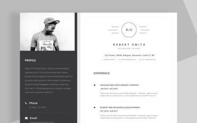Unique CV Printable Resume Templates