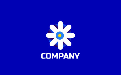 Abstrakt logotyp formgivningsmall