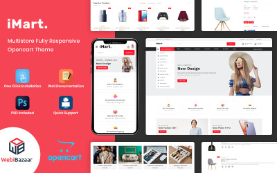 Imart - Multifunctioneel e-commerce online winkel Opencart-thema