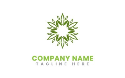 Plantillas de logotipos de empresas de naturaleza