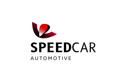 Rychlostní auto - automobilový Logo šablona
