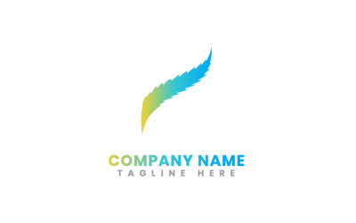 Modern Leaf Idea Business Logo Template
