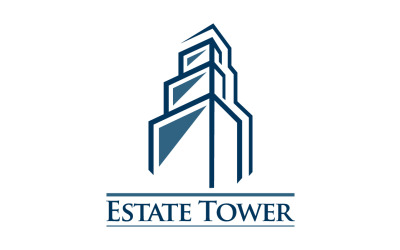Шаблон логотипа Estate Tower