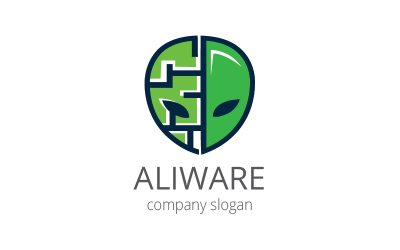 Alien Gaming Logo Template