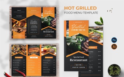Hot Griled Steak Food Menu