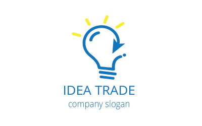 Modello di logo mobile di Idea Trade App