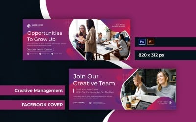创意管理Facebook Cover社交媒体